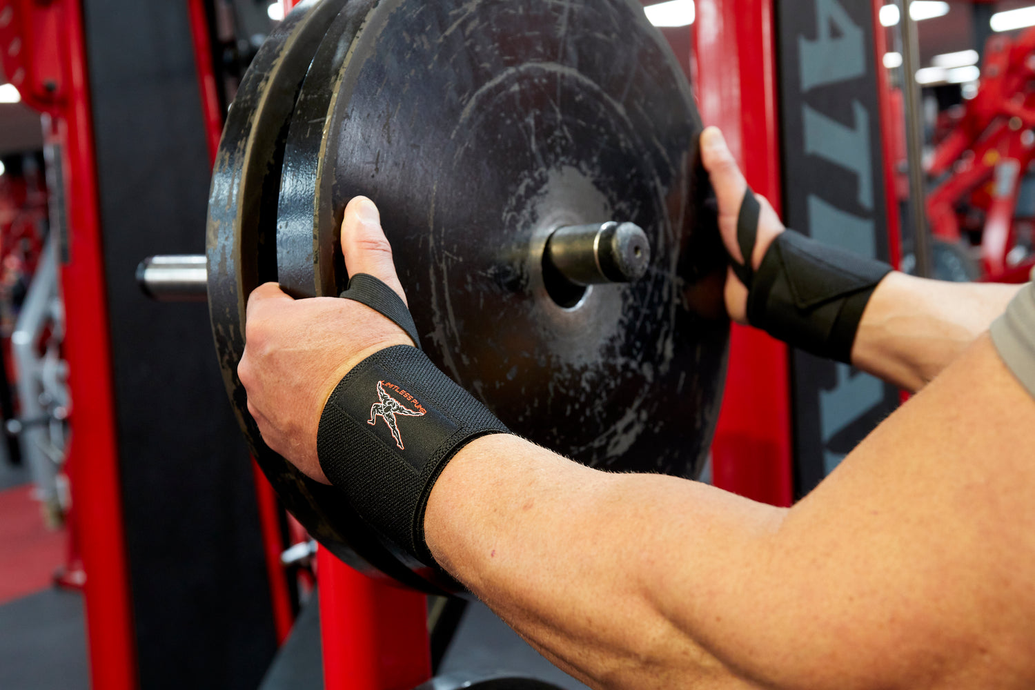 wrist wraps - triple black for the gym // Limitless pump 